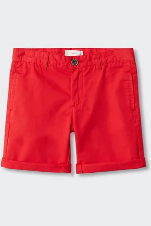 MANGO Boys Sustainable Pure Cotton Shorts