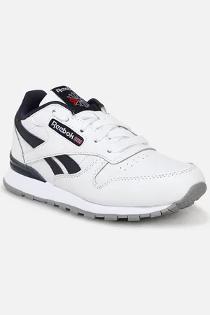 Reebok Boys CL LTHR Brand Logo Printed Running Sports Shoes