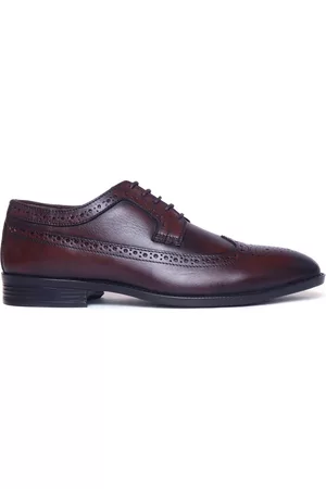 ZOOM Men Round-Toe Buckle Detailed Formal Shoes