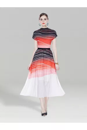JC Collection Women Printed Top with Skirt Co-Ords