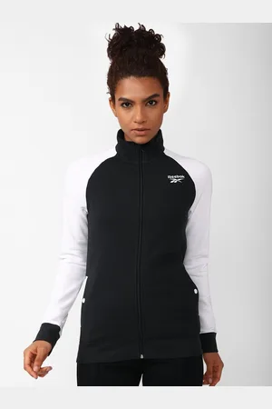 Reebok Women High Neck Cotton Sweatshirt