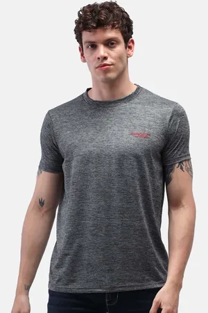 Masculino Latino Men Grey Rapid-Dry Sports T-shirt