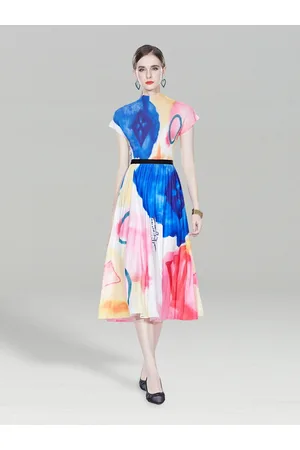 JC Collection Women Printed Top & Skirt Co-Ords