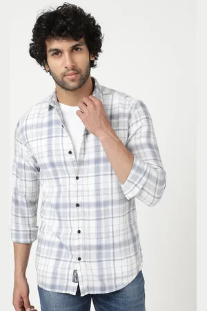 Wrangler Men Tartan Checks Checked Casual Shirt