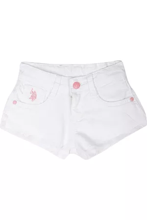 Ralph Lauren Girls Mid-Rise Denim Shorts