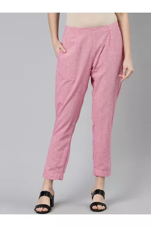 Marcia Women Cotton Smart Slim Fit Trousers