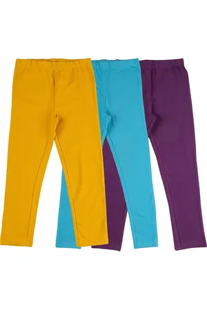 Juscubs Girls Pack of 3 Ankle-Length Cotton Leggings