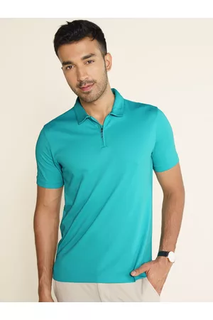 DaMENSCH Zipper Polo Pique T-Shirt