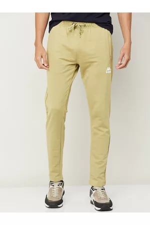 Kappa Men Regular Fit Mid-Rise Track Pants
