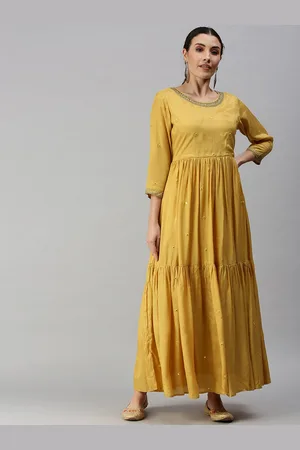 SHOWOFF Embellished Sequinned Maxi Ethnic Dress
