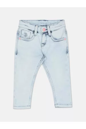 Ralph Lauren Girls Slim Fit Heavy Fade Jeans