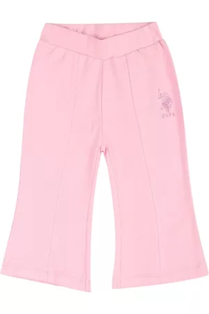 Ralph Lauren Girls Straight-Fit Cotton Track Pants