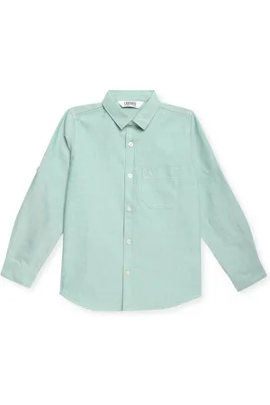 CANTABIL Boys Spread Collar Cotton Casual Shirt