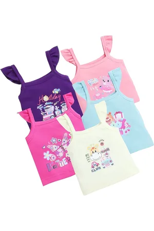 EIO Kids Pack Of 5 Graphic Printed Cotton T-shirt