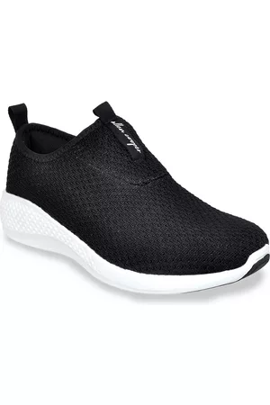 Allen Cooper Men Mesh Running Non-Marking Anti Odour Slip-On Sports Shoes