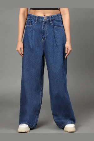 AngelFab Women Jean Relaxed Fit High-Rise Jeans