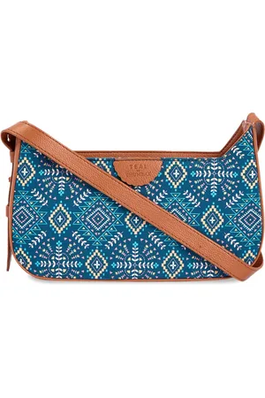 TEAL Printed Sling Bag