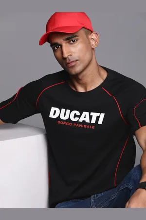 DUCATI Brand Logo Printed T-shirt