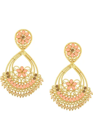 Alamod Gold-Plated Classic Chandbalis Earrings
