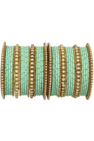 NMII Set of 40 Zircon Studded Metal Bangles