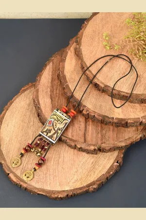 Aakriti Art Creations Brass-Plated Tribal Necklace