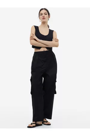 H&M Women Wide Utility Trousers