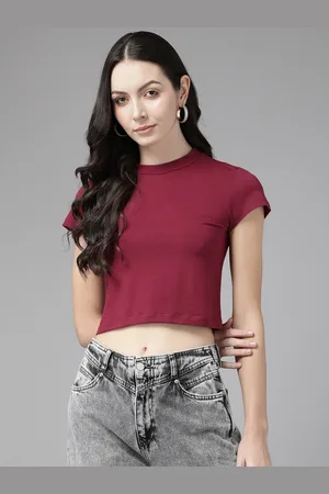 Cayman Solid Cotton Crop Top