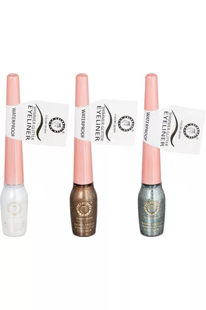 Colors Queen Set Of 3 Waterproof Shimmer Glitter Eyeliner - 5 ml Each