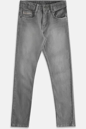 Pantaloons Boys Tapered Fit Mid-Rise Light Fade Jeans