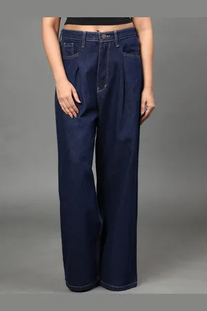 AngelFab Women Jean Relaxed Fit High-Rise Jeans