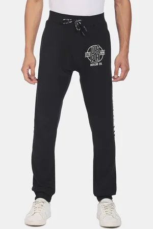 Ralph Lauren Men Black Solid Straight-Fit Joggers