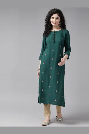 Cayman Floral Embroidered Floral Kurta