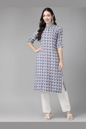 Cayman Abstract Printed Pure Cotton Kurta