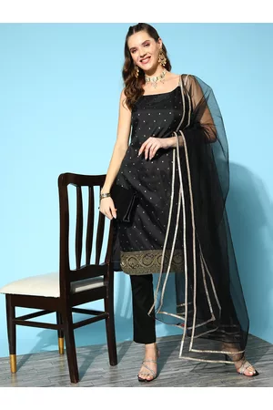 Inddus Women Kurta with Trousers & With Dupatta