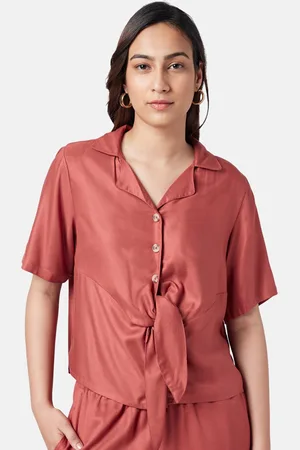 Pantaloons Lapel Collar Shirt Style Top