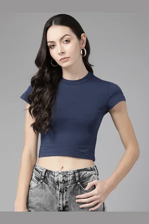 Cayman Solid Cotton Crop Top