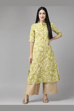 Cayman Floral Printed Pure Cotton Kurta
