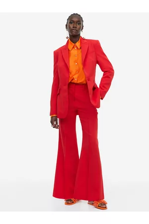 H&M Woman Flared tailored trousers