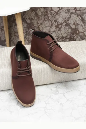 MUTAQINOTI Men Lightweight Suede Regular Boots