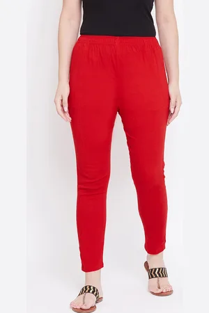 Castle Women Mid Rise Smart Cotton Slim Fit Trousers