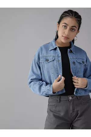 Roadster Full Sleeve Solid Women Denim Jacket - Buy Roadster Full Sleeve  Solid Women Denim Jacket Online at Best Prices in India | Flipkart.com