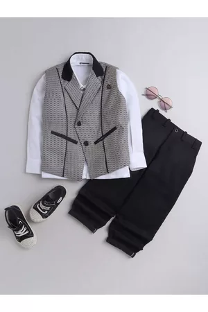 DKGF FASHION Boys 3-Piece Suit Set