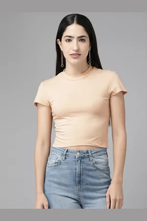 Cayman Solid Cotton Crop Top
