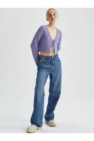 DeFacto Women Relaxed Fit Light Fade Pure Cotton Denim Jeans