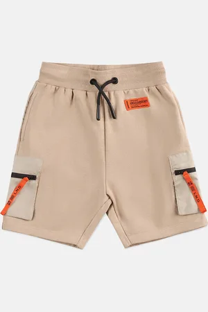 Angel & Rocket Boys Solid Mid Rise Slim Fit Shorts