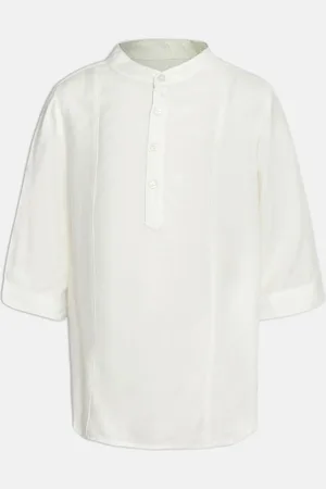 Oxolloxo Boys White Casual Shirt