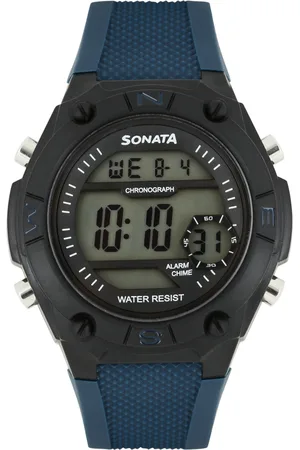 Sonata Men Ocean Series Navy Digital Watch 77033PP03