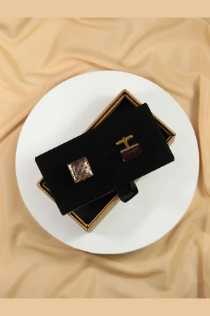 Tossido Gold-Plated Square Cufflink