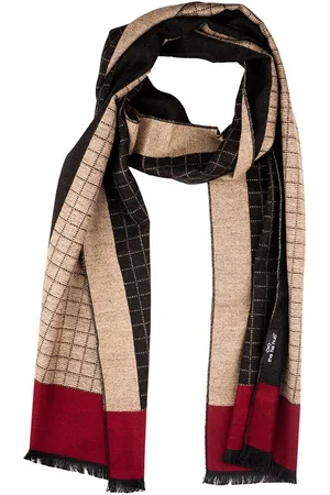 The Tie Hub Men Woolen Checked Scarf