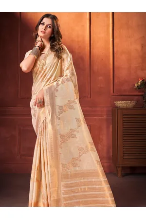 Woven Design Zari Silk Blend Saree–